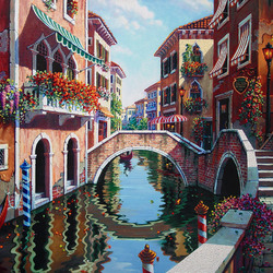 Jigsaw puzzle: Canal in Venice