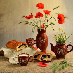 Jigsaw puzzle: Roll with poppy seeds