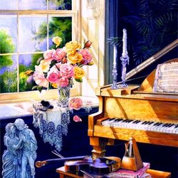 Jigsaw puzzle: Music room