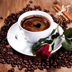 Jigsaw puzzle: Coffee with love