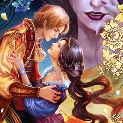 Jigsaw puzzle: Snow White and the Prince (Grimm Fairy Tales)