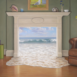 Jigsaw puzzle: The sea in the living room