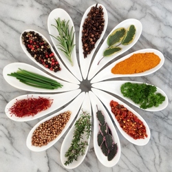 Jigsaw puzzle: Spices and fresh herbs