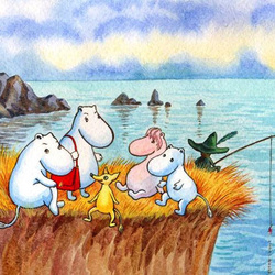 Jigsaw puzzle: Moomin trolls