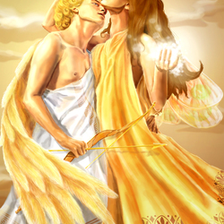 Jigsaw puzzle: Cupid and Psyche