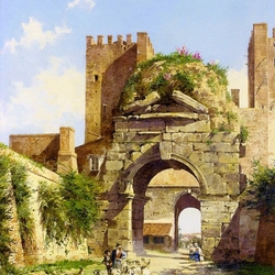 Jigsaw puzzle: Arch of Drusus in Rome