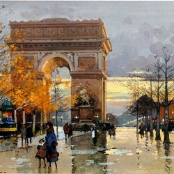 Jigsaw puzzle: Autumn in Paris