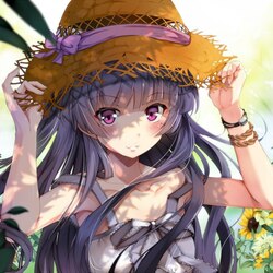 Jigsaw puzzle: In a straw hat