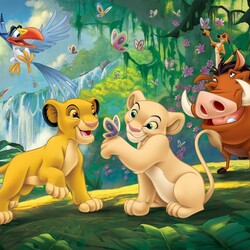 Jigsaw puzzle: Timon and Pumbaa