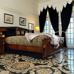 Jigsaw puzzle: 3D floors in the bedroom