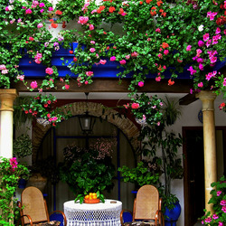 Jigsaw puzzle: Flower courtyards of Spain