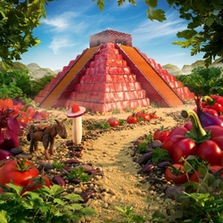 Jigsaw puzzle: Mayan pyramid