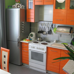 Jigsaw puzzle: Orange kitchen
