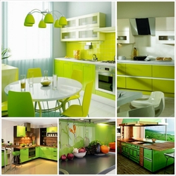 Jigsaw puzzle: Green kitchens