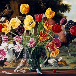Jigsaw puzzle: Painting in still lifes