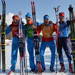 Jigsaw puzzle: Russian skiers