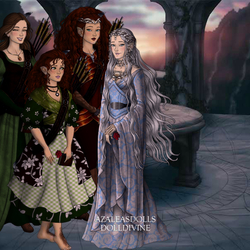 Jigsaw puzzle: 4 fairest ladies of Middle-earth