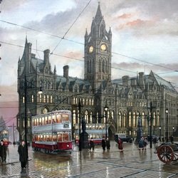 Jigsaw puzzle: Manchester. Albert Square