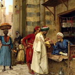 Jigsaw puzzle: Trade in Cairo