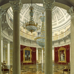 Jigsaw puzzle: View of the rotunda of the Winter Palace