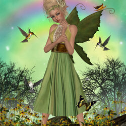 Jigsaw puzzle: Fairy of the awakening forest