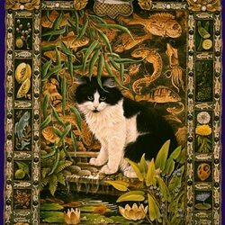 Jigsaw puzzle: Cat horoscope (Pisces)