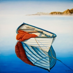 Jigsaw puzzle: Boat with net
