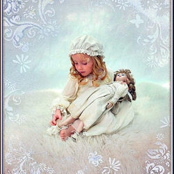 Jigsaw puzzle: Baby with a doll