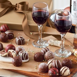 Jigsaw puzzle: Wine with sweets