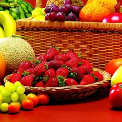 Jigsaw puzzle: Berries, fruits, vegetables