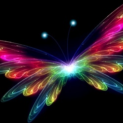 Jigsaw puzzle: Fractal butterfly