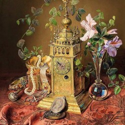 Jigsaw puzzle: Still life with antiques
