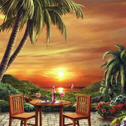 Jigsaw puzzle: Evening for two