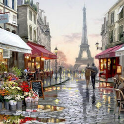 Jigsaw puzzle: Walk in Paris