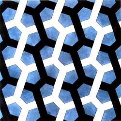 Jigsaw puzzle: Escher Mosaics. Hexagon