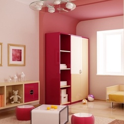 Jigsaw puzzle: Interior in pink colors