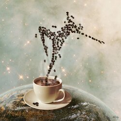 Jigsaw puzzle: Energy of coffee