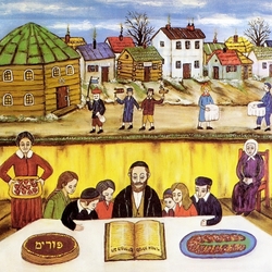 Jigsaw puzzle: Purim holiday