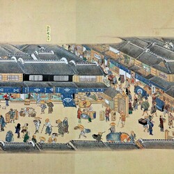 Jigsaw puzzle: The picture is a scroll. Prosperous Nihonbashi (5)