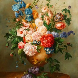 Jigsaw puzzle: Flower still life