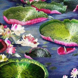 Jigsaw puzzle: Chinese embroidery Su / Lotus