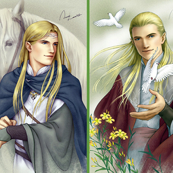 Jigsaw puzzle: Elves of Middle-earth: Finrod and Glorfindel