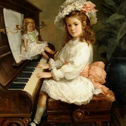 Jigsaw puzzle: Young pianist