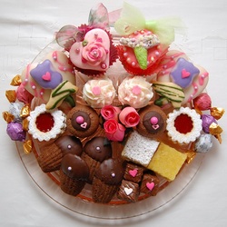 Jigsaw puzzle: Sweets and cakes