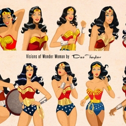 Jigsaw puzzle: Evolution of Wonder Woman