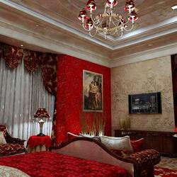 Jigsaw puzzle: Red bedroom