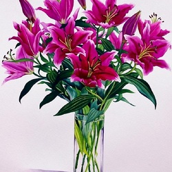 Jigsaw puzzle: Lily bouquet
