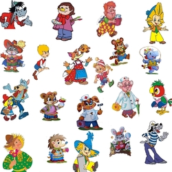 Jigsaw puzzle: Heroes of Soviet cartoons