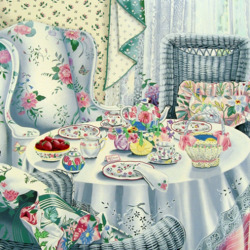 Jigsaw puzzle: Homemade tea party