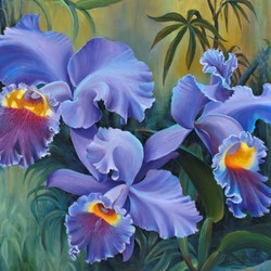 Jigsaw puzzle: Jungle Orchids
